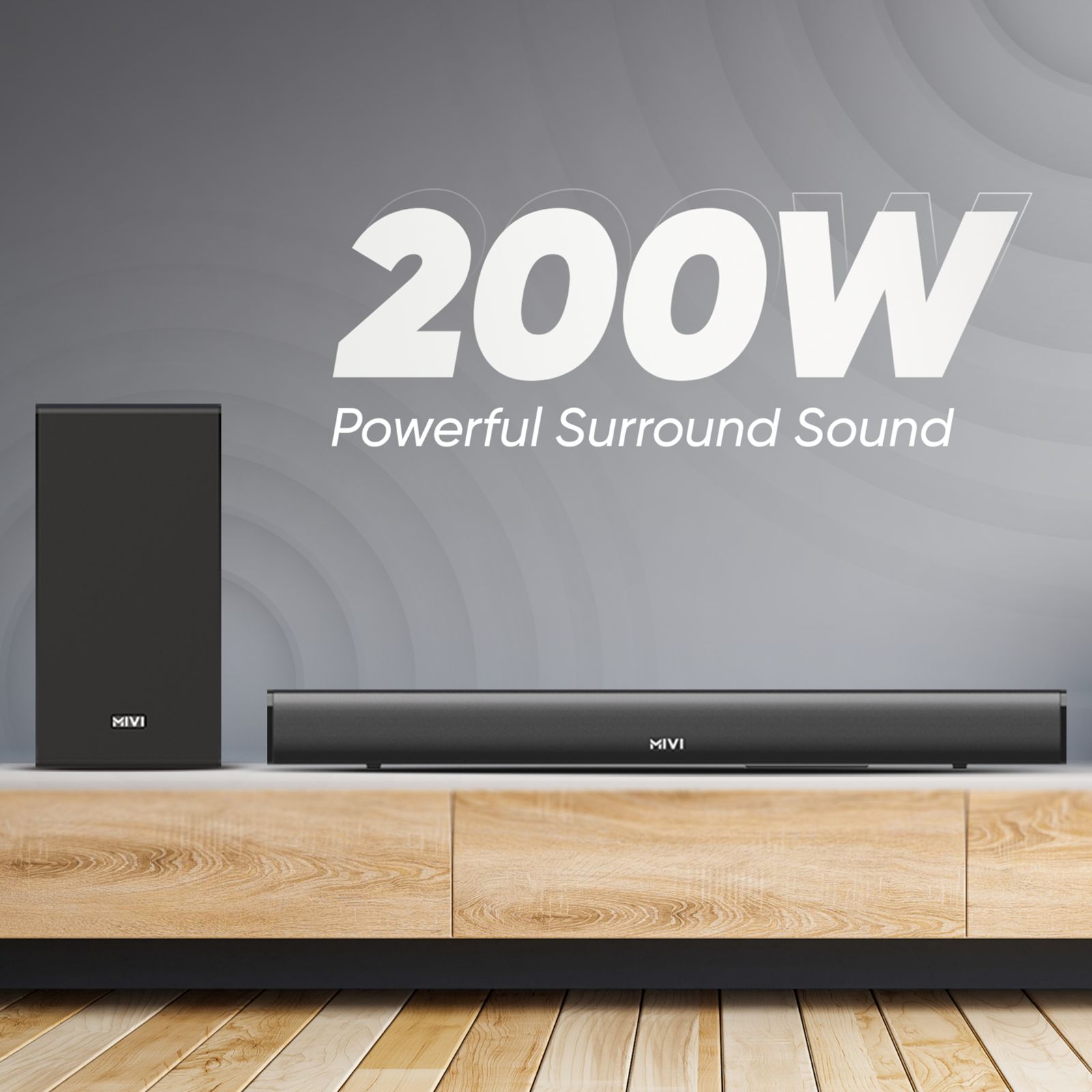 MIVI Fort R240 240W Bluetooth Soundbar with Remote (Cinematic Sound, 2.1 Channel, Black)_12