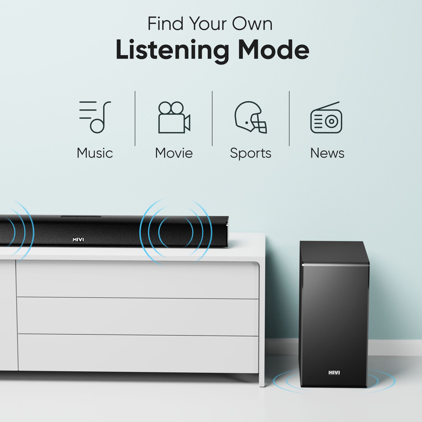 MIVI Fort R320 320W Bluetooth Soundbar with Remote (Cinematic Surround Sound, 2.1 Channel, Black)_13