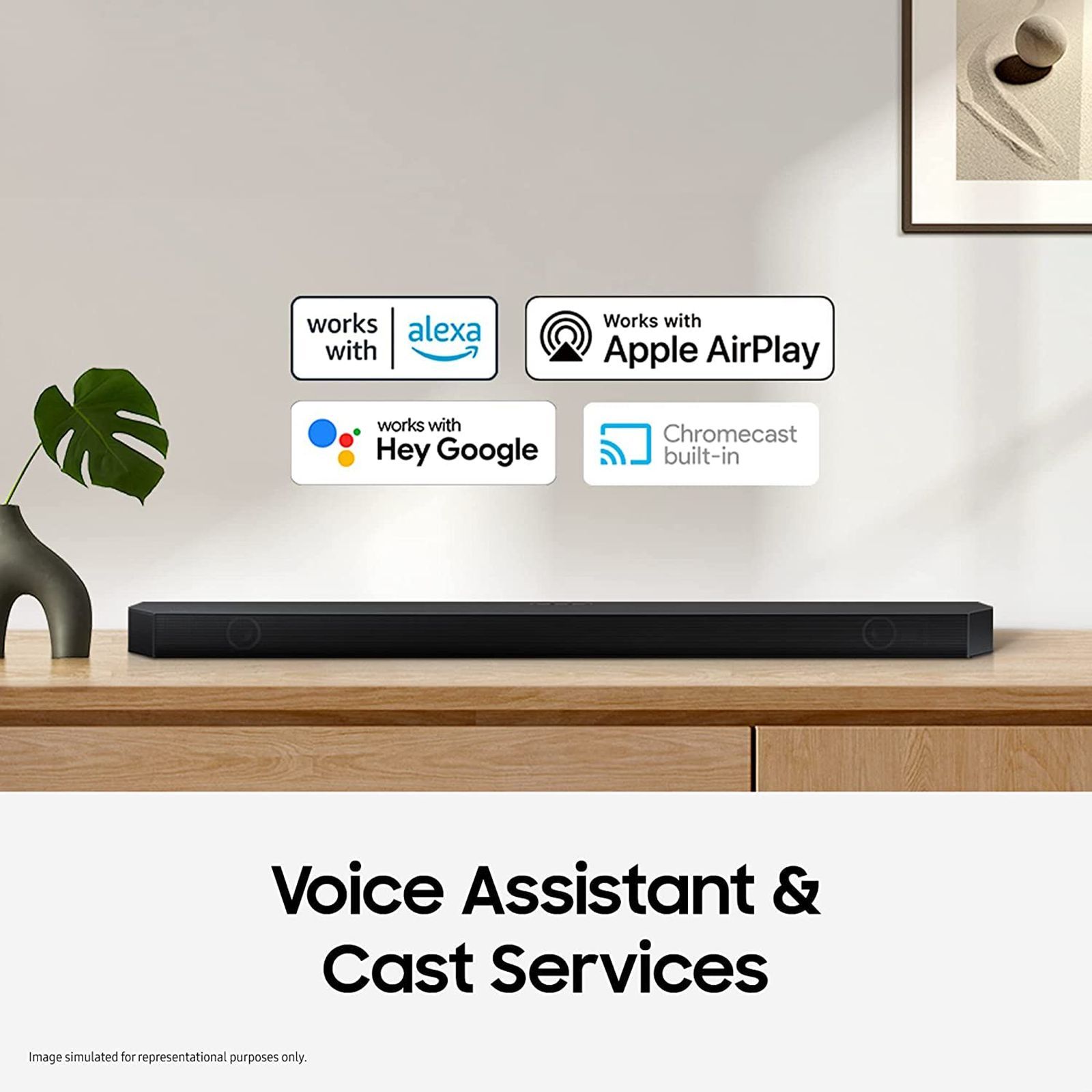 SAMSUNG Q Series 320W Bluetooth Soundbar with Remote (Dolby Atmos, 3.1.2 Channel, Black)_14