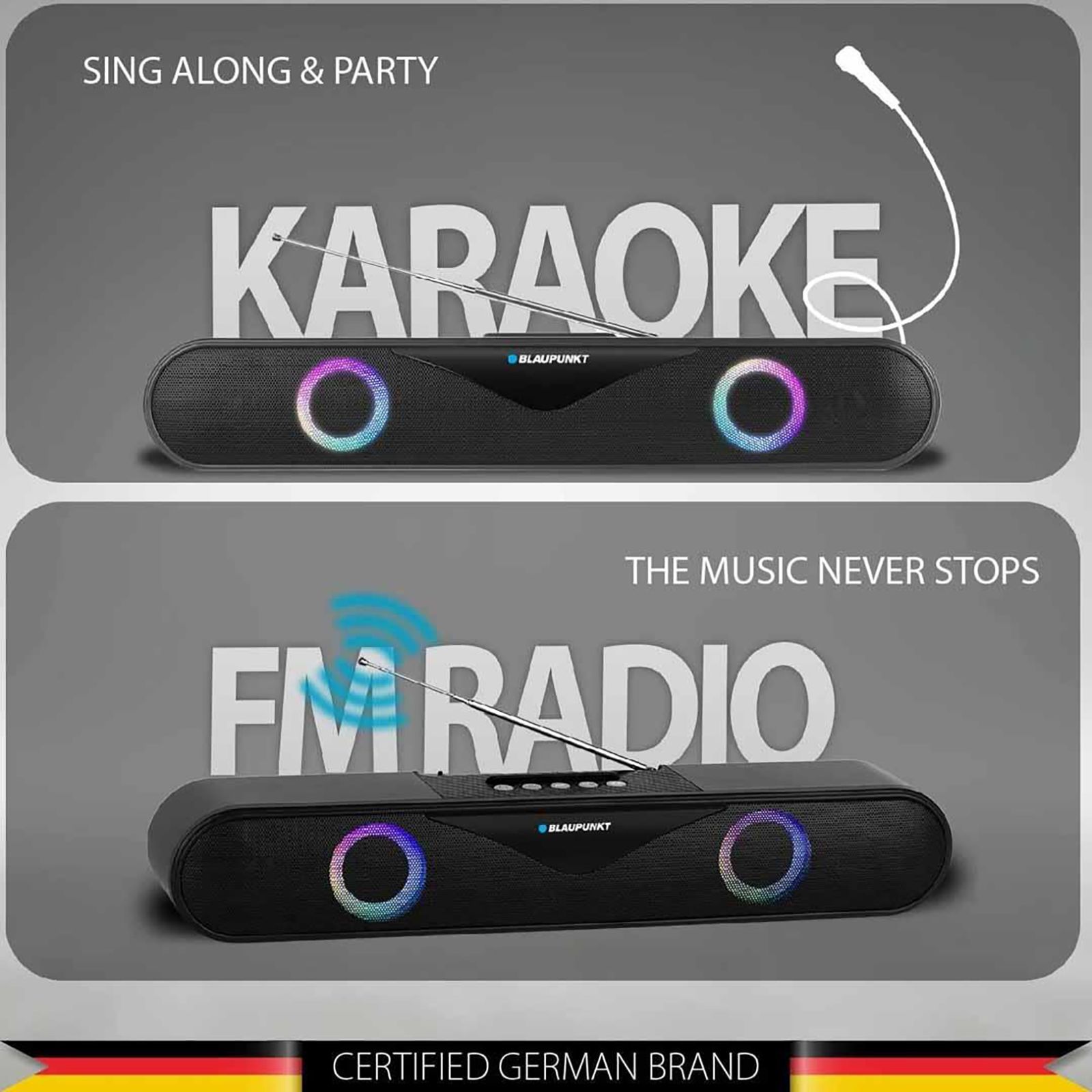 Blaupunkt SBA 20 Party 20W Bluetooth Soundbar (HD Sound, 2.1 Channel, Black)_8