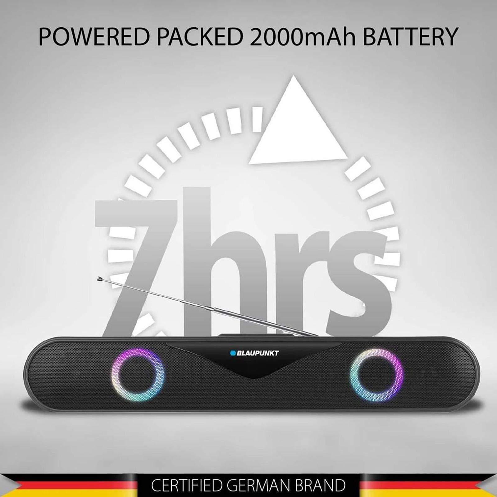 Blaupunkt SBA 20 Party 20W Bluetooth Soundbar (HD Sound, 2.1 Channel, Black)_6