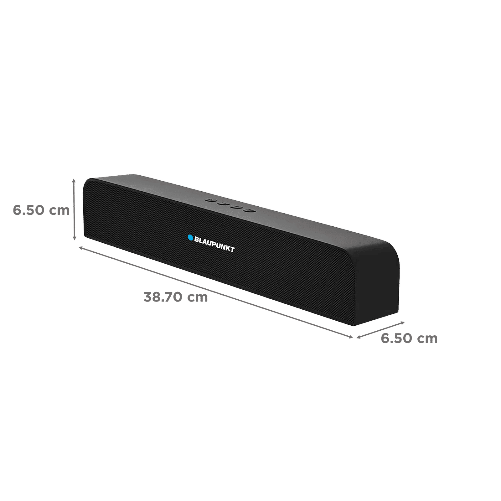 Blaupunkt SBA10 10W Bluetooth Soundbar (Deep Bass, Stereo Channel, Black)_3