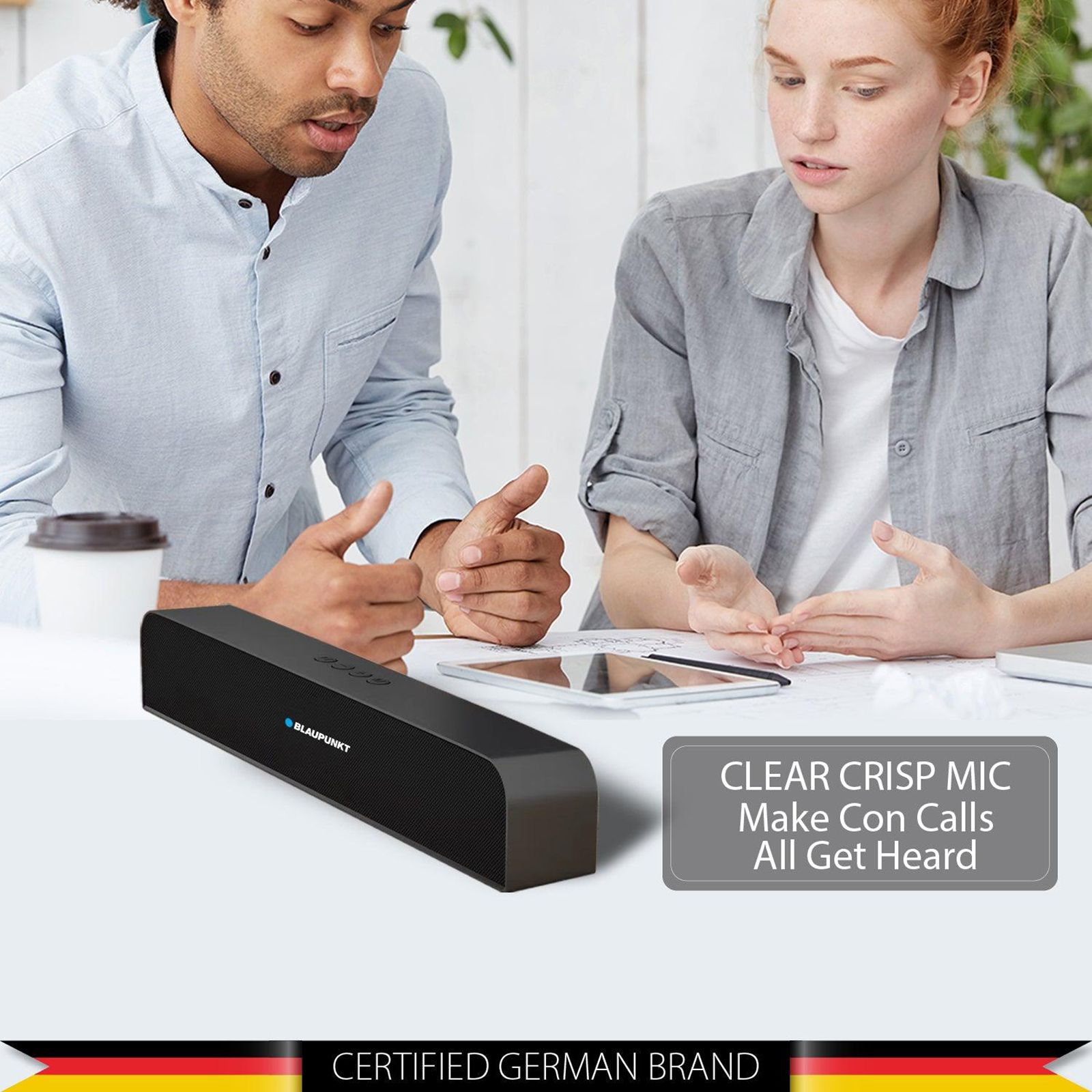 Blaupunkt SBA10 10W Bluetooth Soundbar (Deep Bass, Stereo Channel, Black)_6