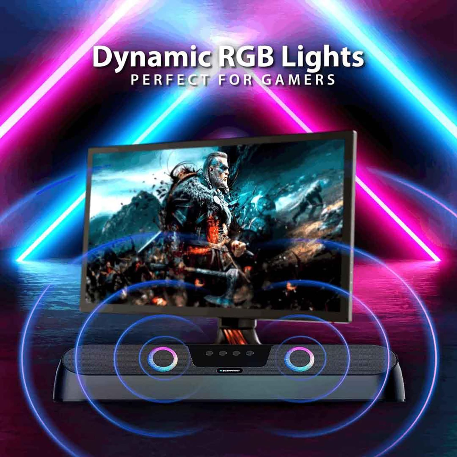 Blaupunkt SBA25 Gaming 25W Bluetooth Soundbar (Surround Sound, 2.1 Channel, Black) Blaupunkt SBA25 Gaming 25W Bluetooth Soundbar (Surround Sound, 2.1 Channel, Black)_8