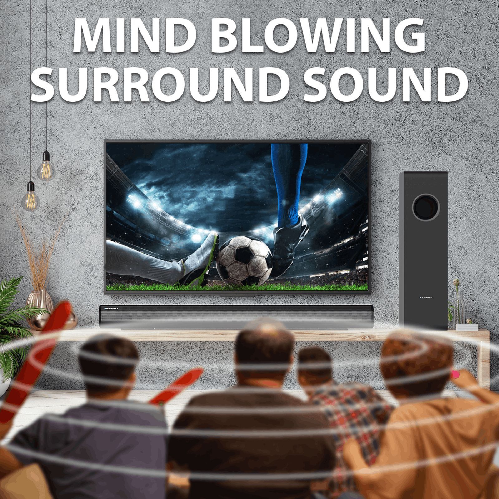 Blaupunkt SBW250 200W Bluetooth Soundbar with Remote (Powerful Surround Sound, 2.1 Channel, Black)_5