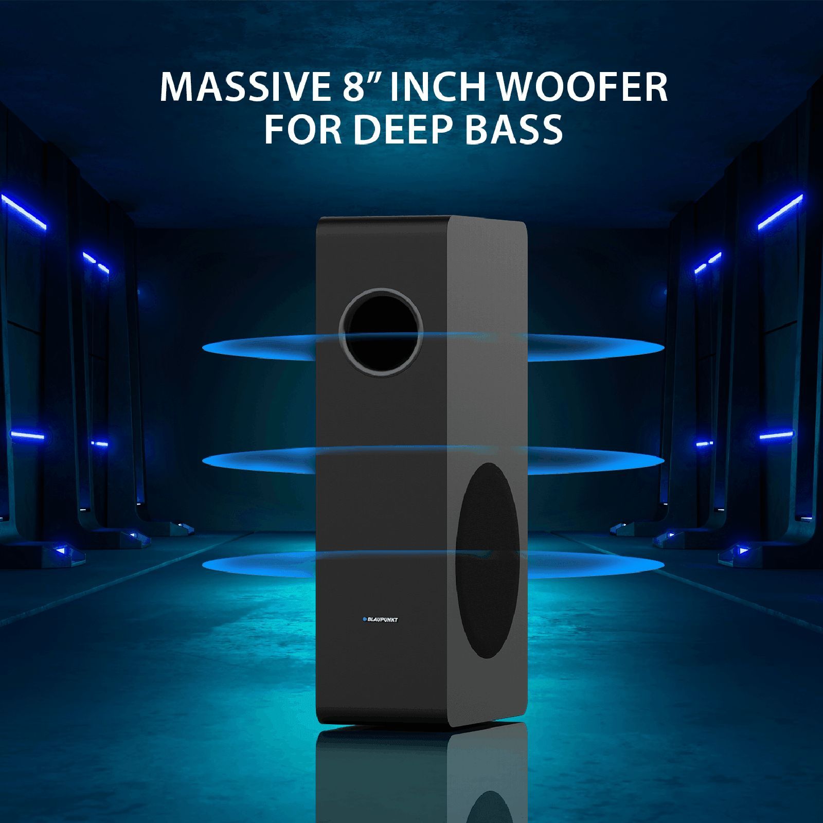 Blaupunkt SBW250 200W Bluetooth Soundbar with Remote (Powerful Surround Sound, 2.1 Channel, Black)_8