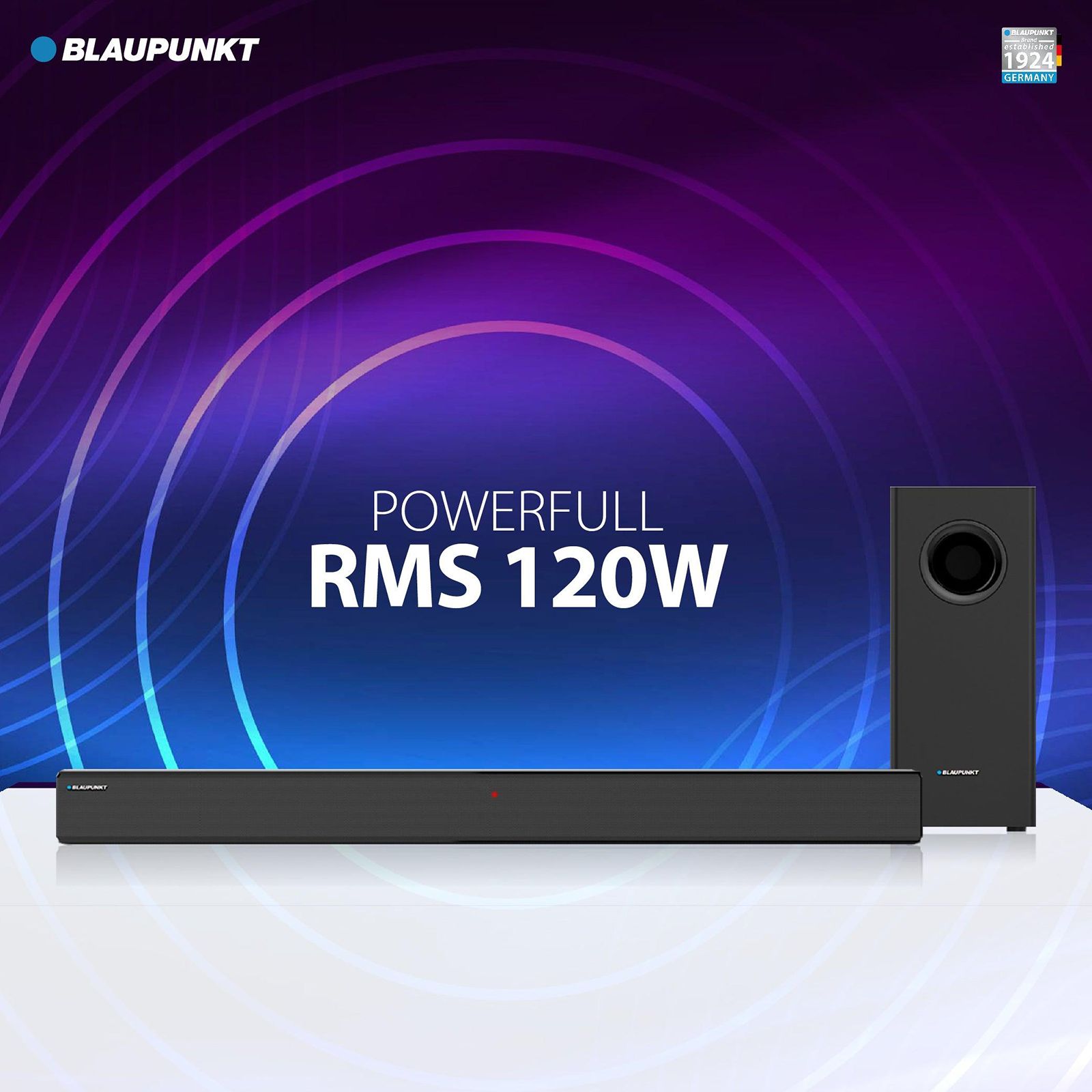 Blaupunkt SBW50 120W Bluetooth Soundbar with Remote (HD sound, 2.1 Channel, Black)_8