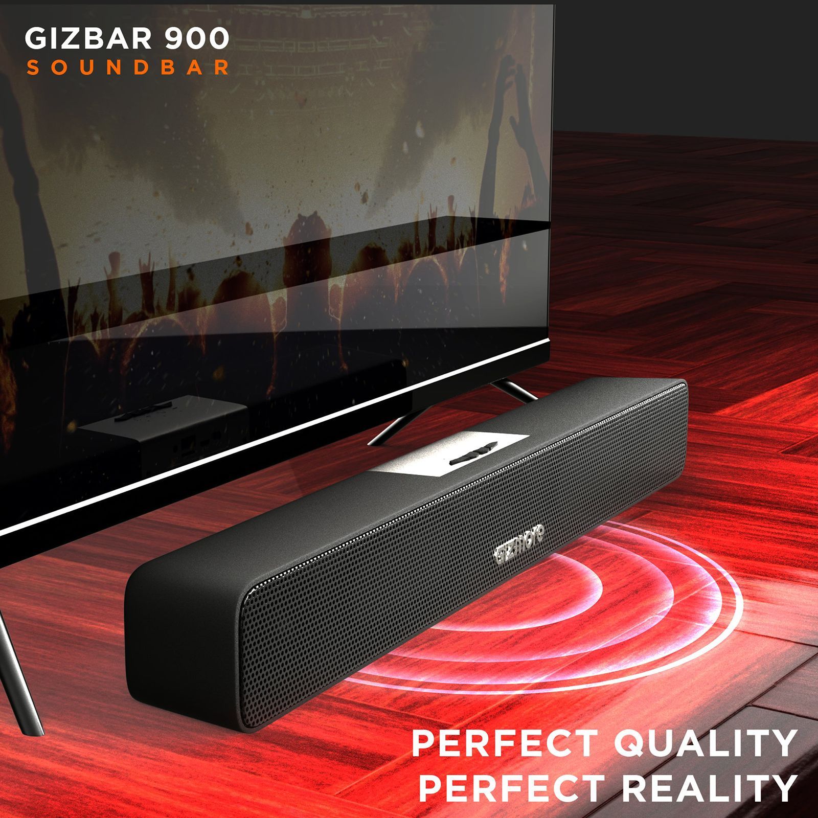 GIZmore Gizbar 900 10W Bluetooth Soundbar (Booming Bass, 2.0 Channel, Black) GIZmore Gizbar 900 10W Bluetooth Soundbar (Booming Bass, 2.0 Channel, Black)_9
