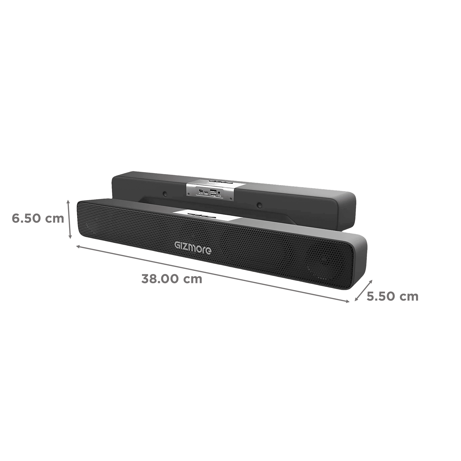 GIZmore Gizbar 900 10W Bluetooth Soundbar (Booming Bass, 2.0 Channel, Black) GIZmore Gizbar 900 10W Bluetooth Soundbar (Booming Bass, 2.0 Channel, Black)_3