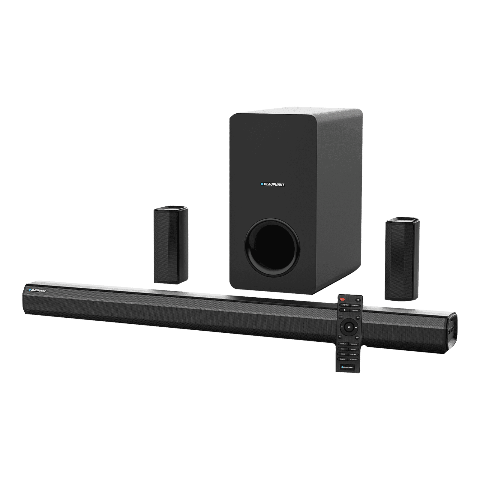 Blaupunkt SBW550 300 Watt Sound Bar with Remote ( 360 Degree Surround Sound, 5.1 Channel, Black )_1