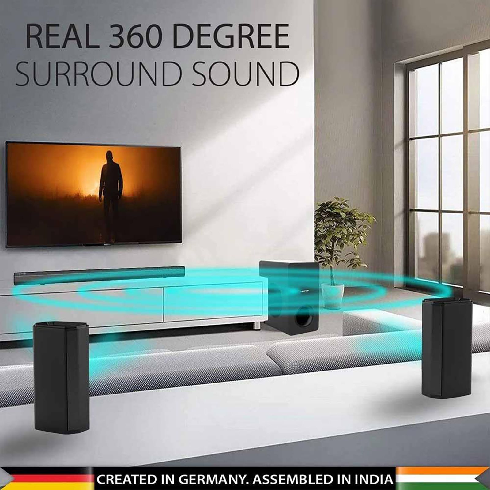 Blaupunkt SBW550 300 Watt Sound Bar with Remote ( 360 Degree Surround Sound, 5.1 Channel, Black )_6