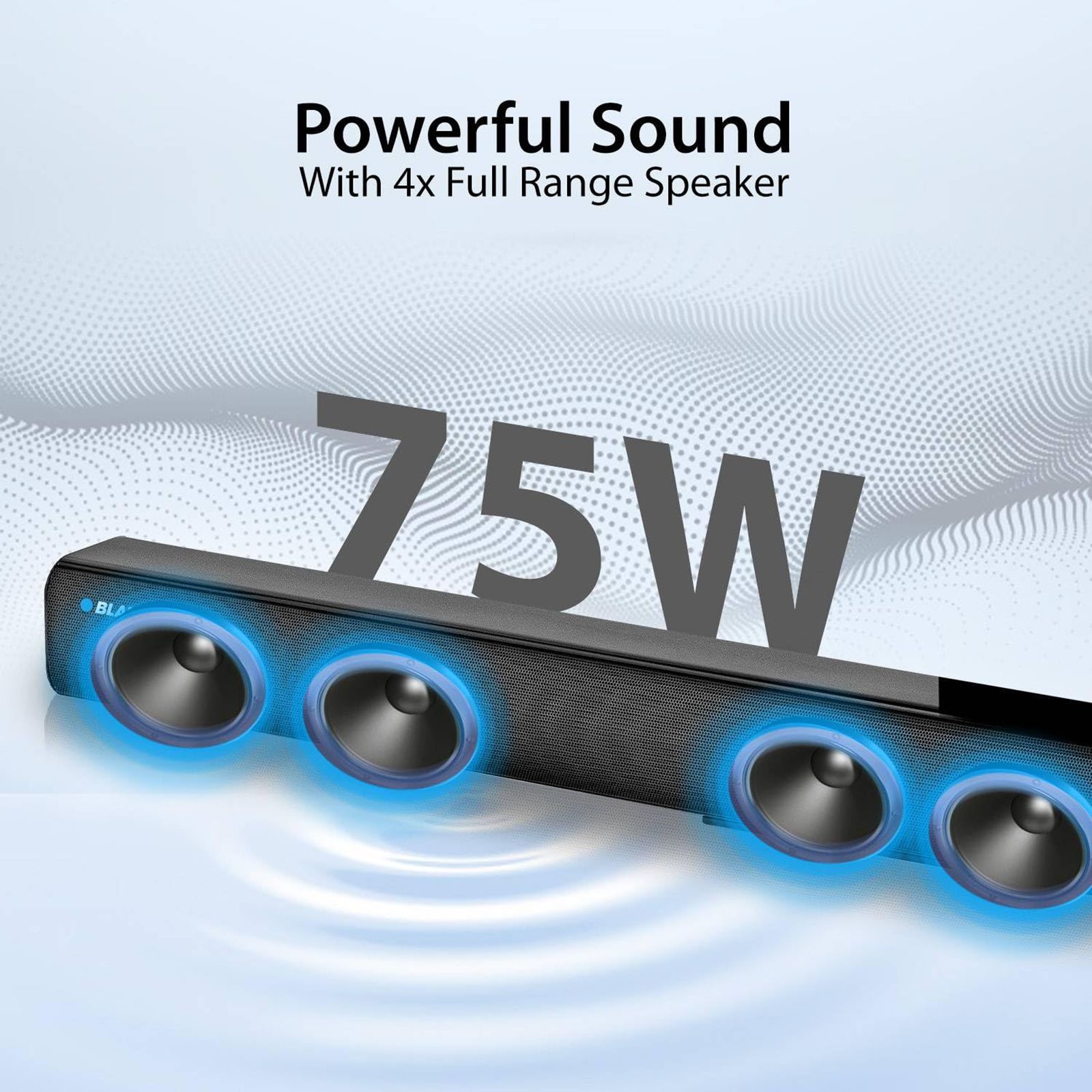 Blaupunkt SBW75 75W Bluetooth Soundbar with Remote (Equalizer Mode, 2.1 Channel, Black)_9
