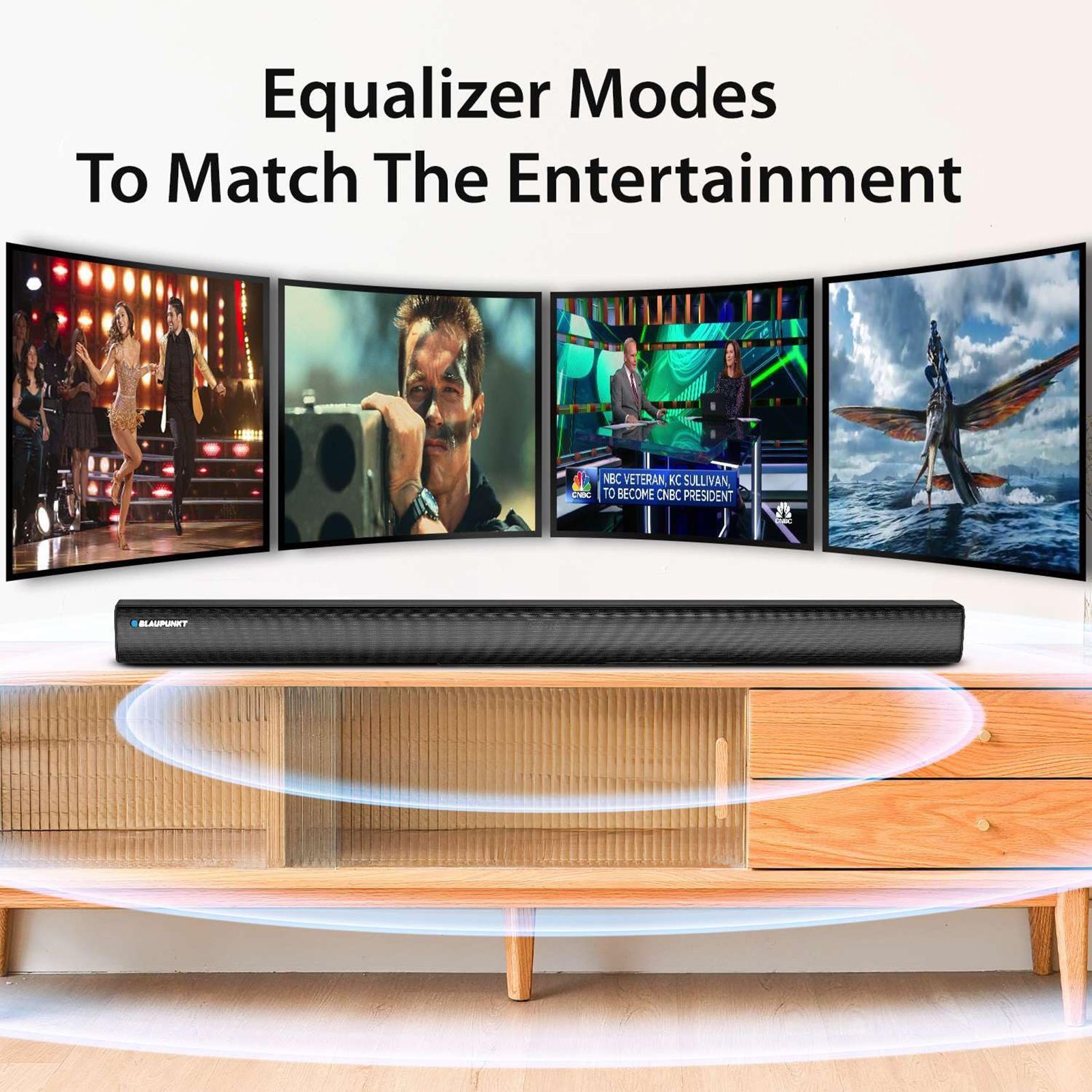 Blaupunkt SBW75 75W Bluetooth Soundbar with Remote (Equalizer Mode, 2.1 Channel, Black)_10