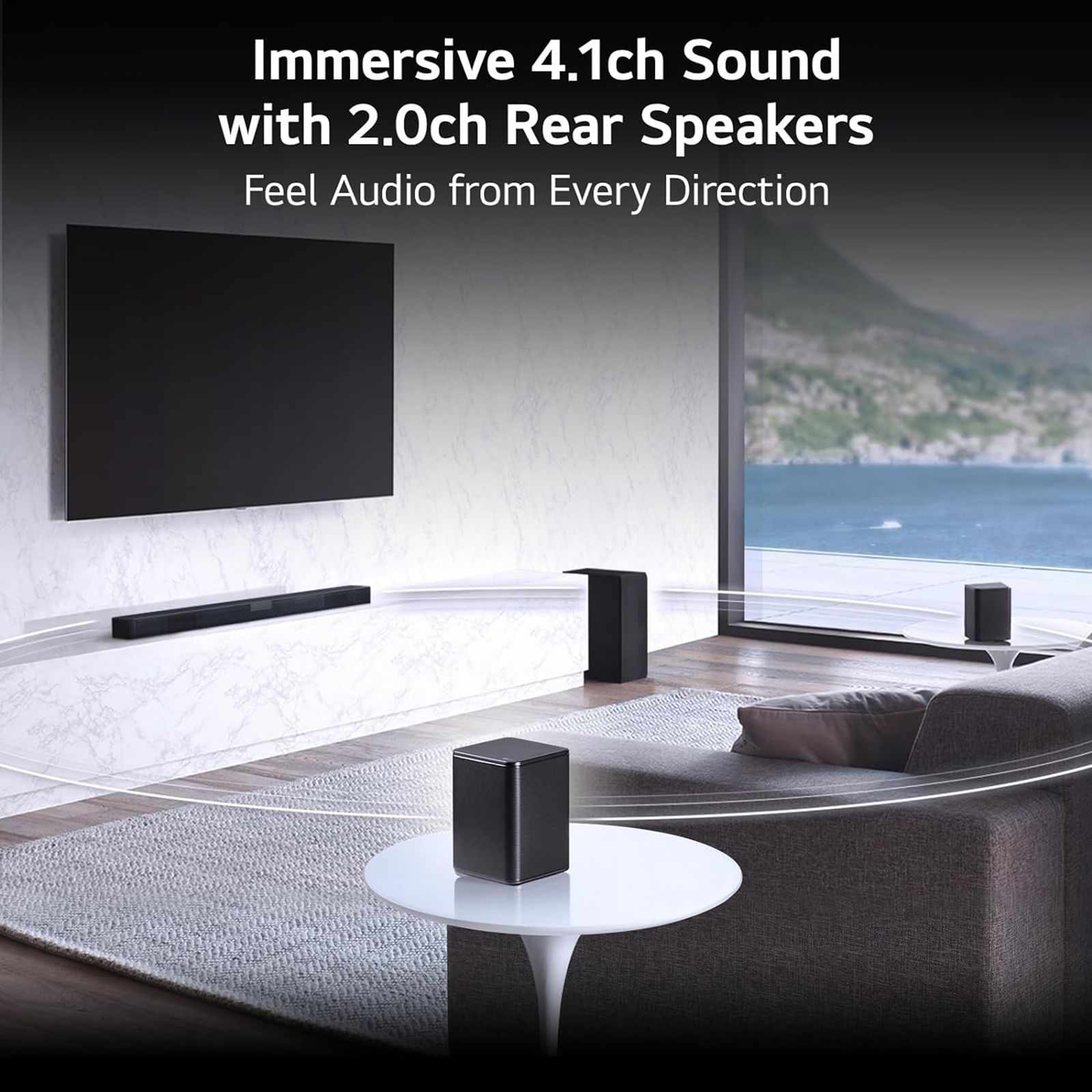 LG SNC4RDINDLLK 420W Bluetooth Soundbar (Dolby Digital, 4.2 Channel, Black) LG SNC4RDINDLLK 420W Bluetooth Soundbar (Dolby Digital, 4.2 Channel, Black)_7