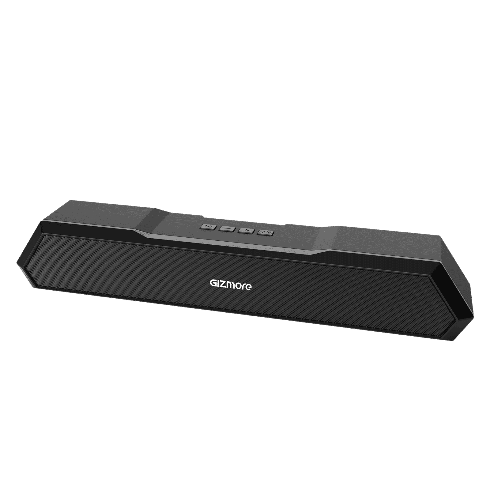 GIZmore Gizbar 1200 12W Bluetooth Soundbar (Aqad Mode, Stereo Channel, Black)_1
