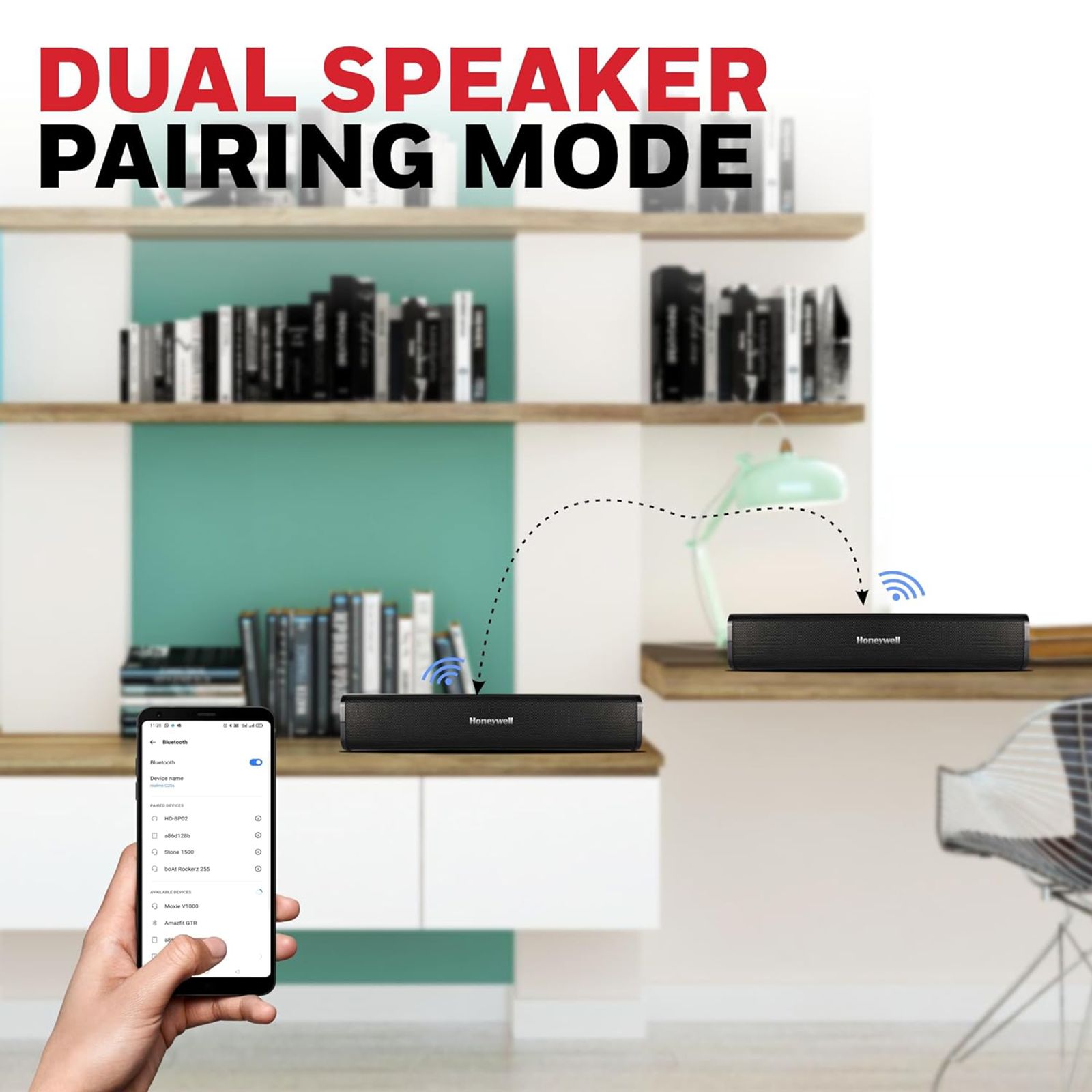 Honeywell Moxie V1000 10W Bluetooth Soundbar (Stereo Sound, 5.0 Channel, Black) Honeywell Moxie V1000 10W Bluetooth Soundbar (Stereo Sound, 5.0 Channel, Black)_10