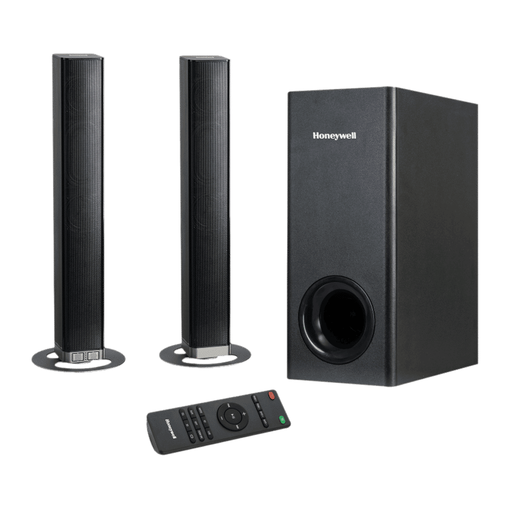 Honeywell Trueno U1000 Duo 100W Bluetooth Soundbar with Remote (Dynamic Sound, 2.1 Channel, Black)_1