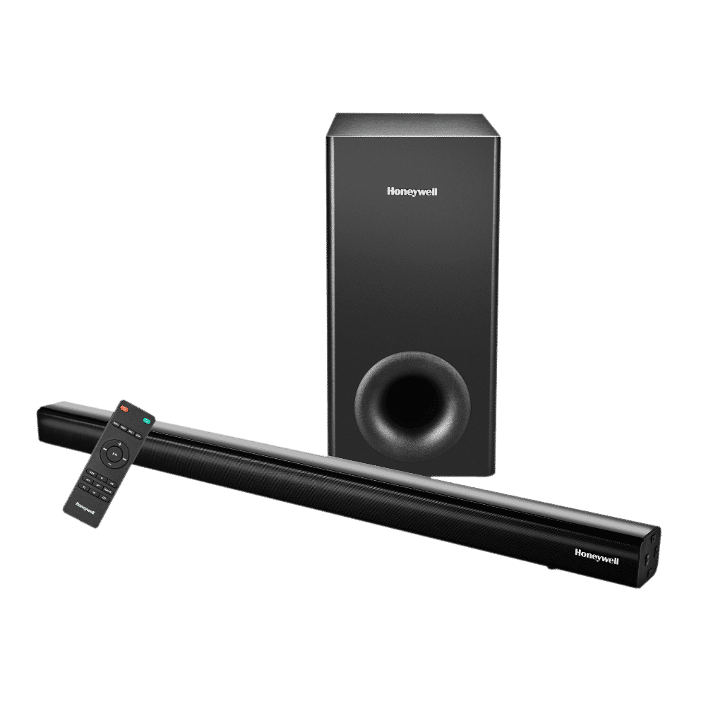 Honeywell TRUENO U2000 120W Bluetooth Soundbar with Remote (3 EQ Mode, 2.1 Channel, Black)_1
