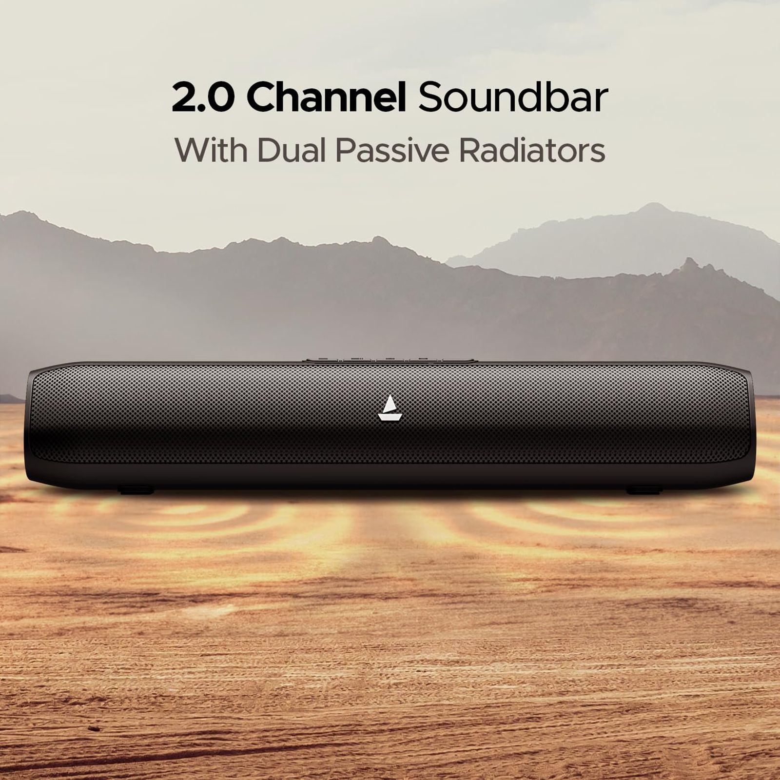 boAt Aavante Bar Groove 16W Bluetooth Soundbar (Signature Sound, 2.0 Channel, Charcoal Black)_8