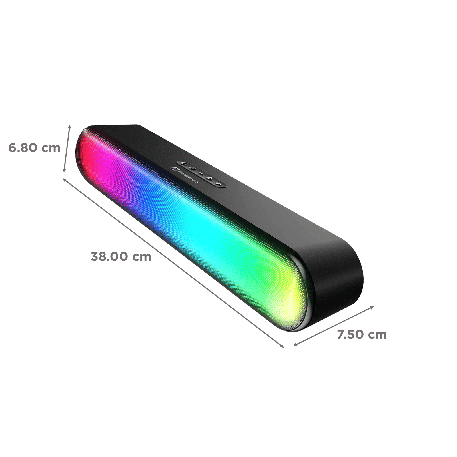 PORTRONICS DECIBEL 23 16W Bluetooth Soundbar (HD Stereo Sound, Black)_3