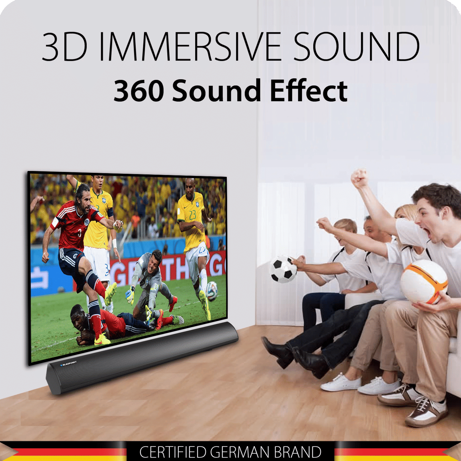 BLAUPUNKT SBA01 Rekurve 100W Bluetooth Soundbar with Remote (Dual Speaker Drivers, 2.1 Channel, Black) BLAUPUNKT SBA01 Rekurve 100W Bluetooth Soundbar with Remote (Dual Speaker Drivers, 2.1 Channel, Black)_14