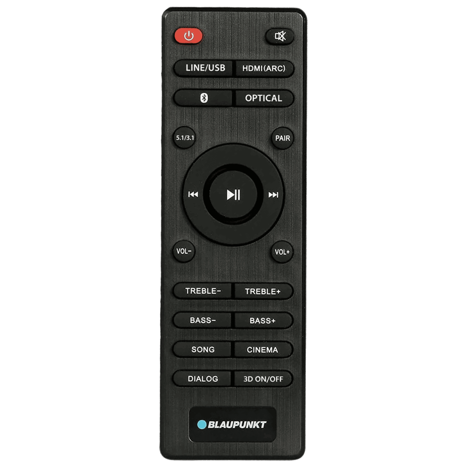 BLAUPUNKT SBA01 Rekurve 100W Bluetooth Soundbar with Remote (Dual Speaker Drivers, 2.1 Channel, Black) BLAUPUNKT SBA01 Rekurve 100W Bluetooth Soundbar with Remote (Dual Speaker Drivers, 2.1 Channel, Black)_4