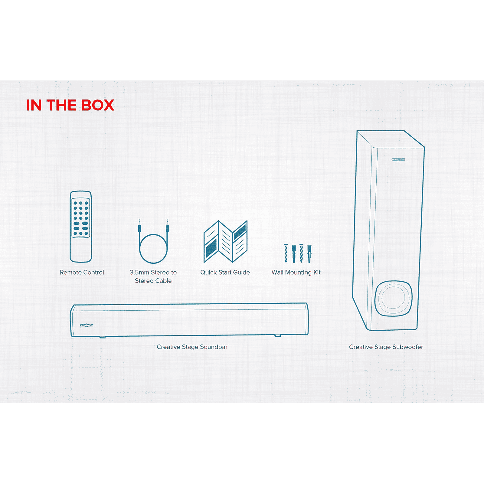 Creative Stage 160W Bluetooth Soundbar with Remote (Deep Thumping Bass, 2.1 Channel, Black)_8