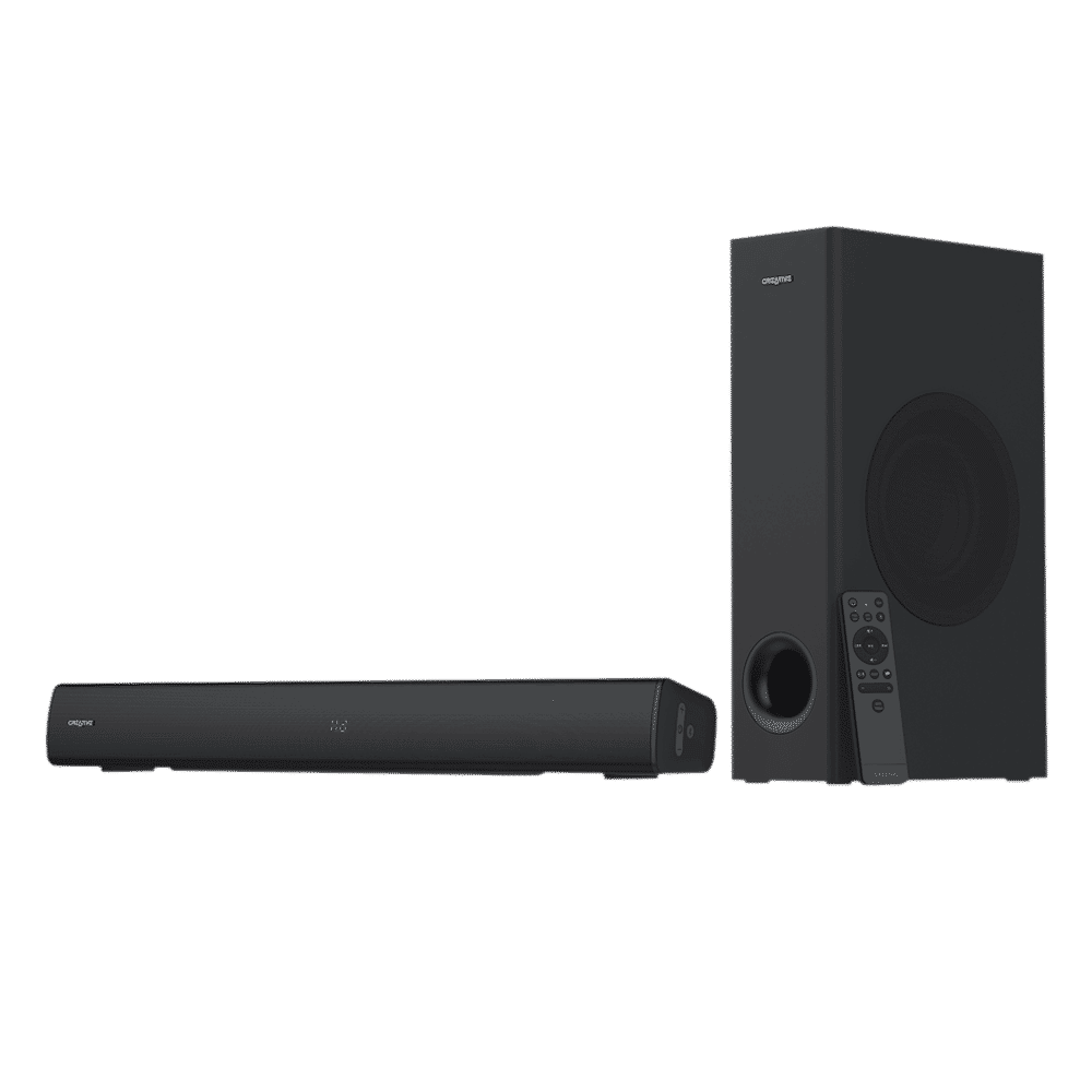 Creative Stage V2 160W Bluetooth Soundbar with Remote (Deep Thumping Bass, 2.1 Channel, Black)_1