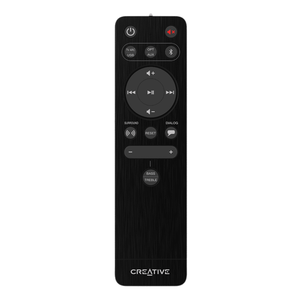 Creative Stage V2 160W Bluetooth Soundbar with Remote (Deep Thumping Bass, 2.1 Channel, Black)_7