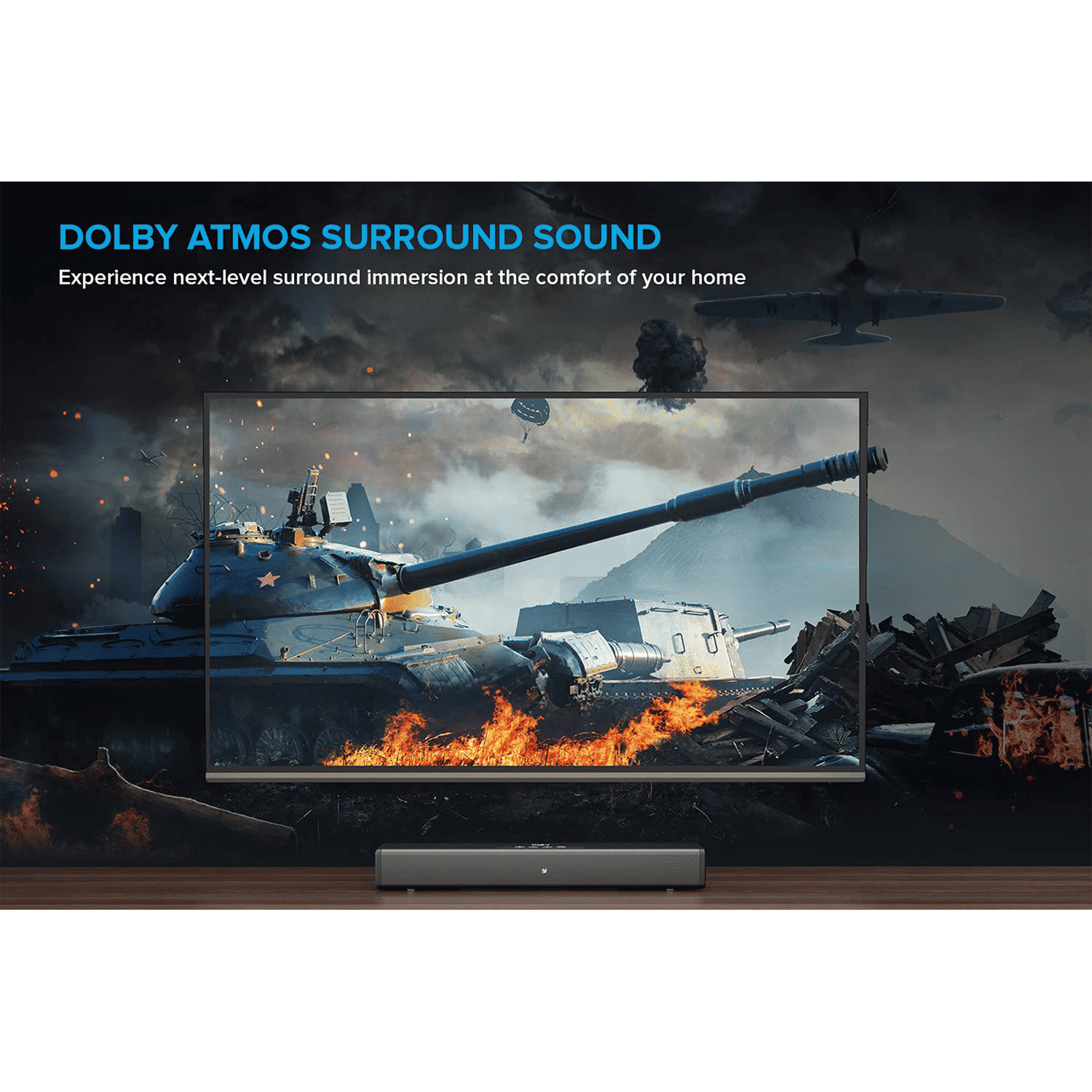 Creative Stage 360 240W Bluetooth Soundbar with Remote (Dolby Atmos, 2.1 Channel, Black)_5