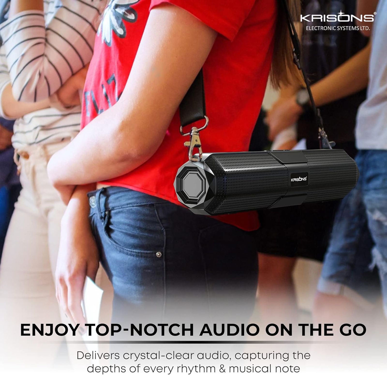 Krisons WonderBar 20W Bluetooth Soundbar (Deep Bass Audio, 5.0 Channel, Black) Krisons WonderBar 20W Bluetooth Soundbar (Deep Bass Audio, 5.0 Channel, Black)_7