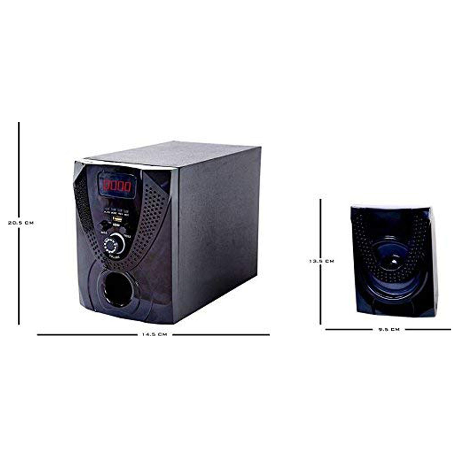 Krisons Nexon 30W Bluetooth Home Theatre with Remote (Extra Bass, 2.1 Channel, Black)_7