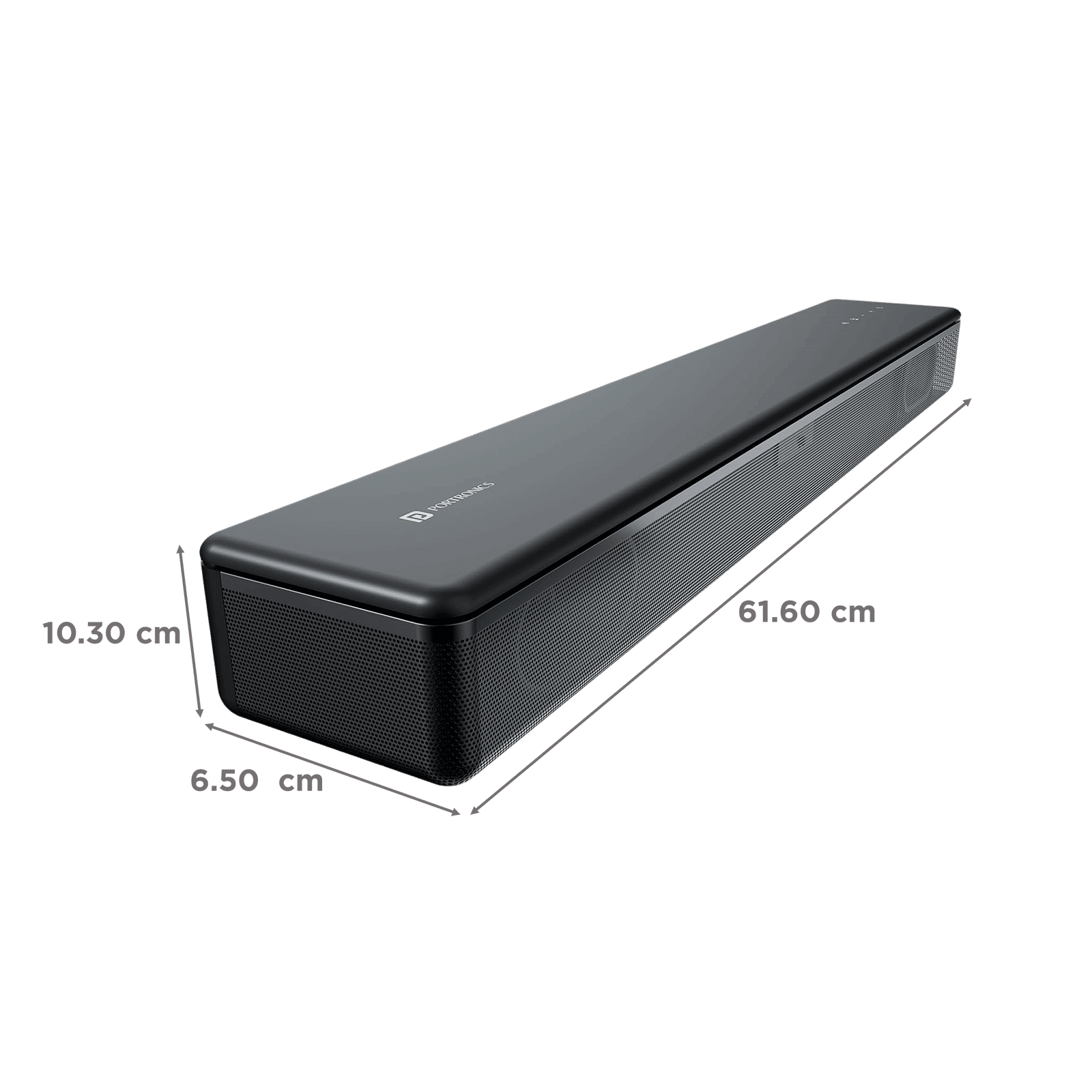 PORTRONICS Sound Slick 8 80W Bluetooth Soundbar with Remote (Surround Sound, 2.1 Channel, Black)_3