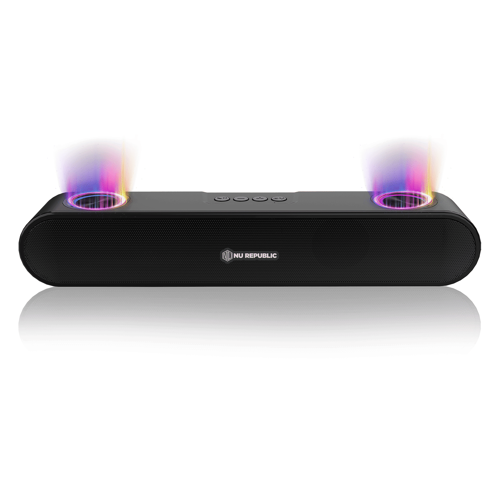 Nu Republic Party Box 16 16W Bluetooth Soundbar ( 360 Degree Surround Sound, 2.0 Channel, Black)_6