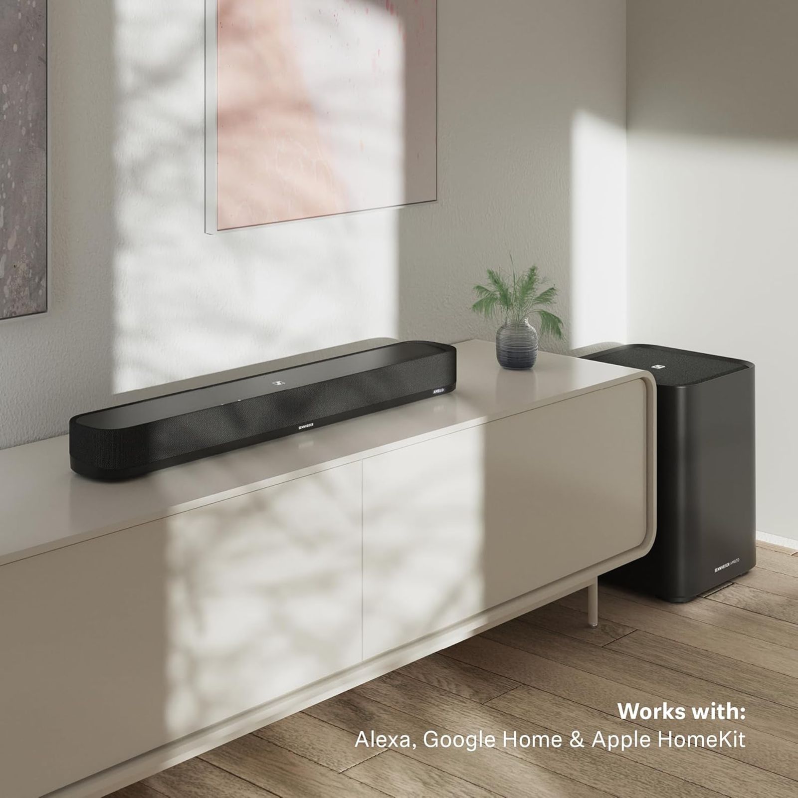 SENNHEISER AMBEO Mini 250W SoundBar with Remote (Dolby Atmos, 5.1.4 Channel, Black)_4