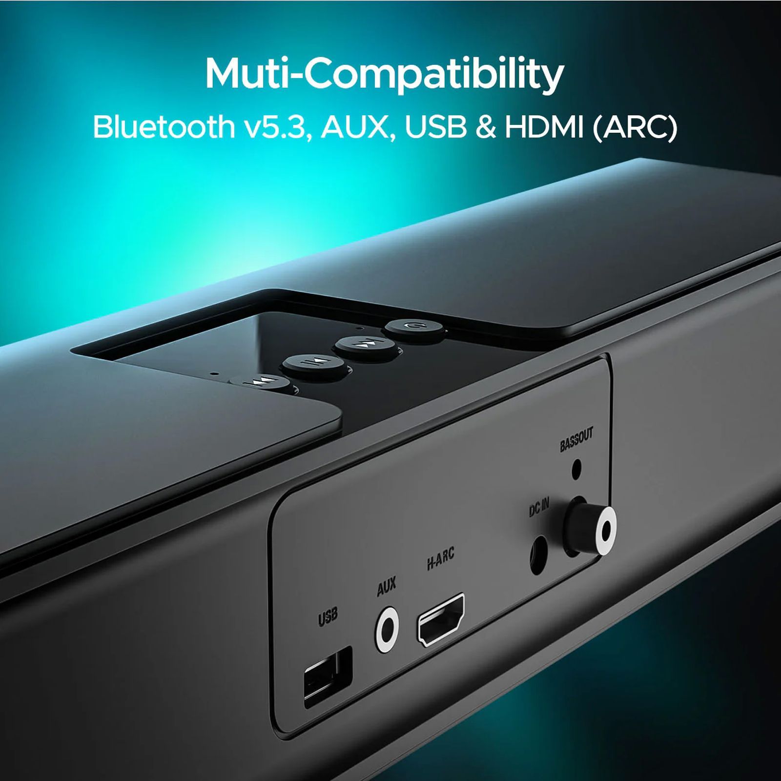 boAt Aavante Bar A1040 50W Bluetooth Soundbar with Remote (boAt Signature Sound, 2.1 Channel, Premium Black) boAt Aavante Bar A1040 50W Bluetooth Soundbar with Remote (boAt Signature Sound, 2.1 Channel, Premium Black)_6