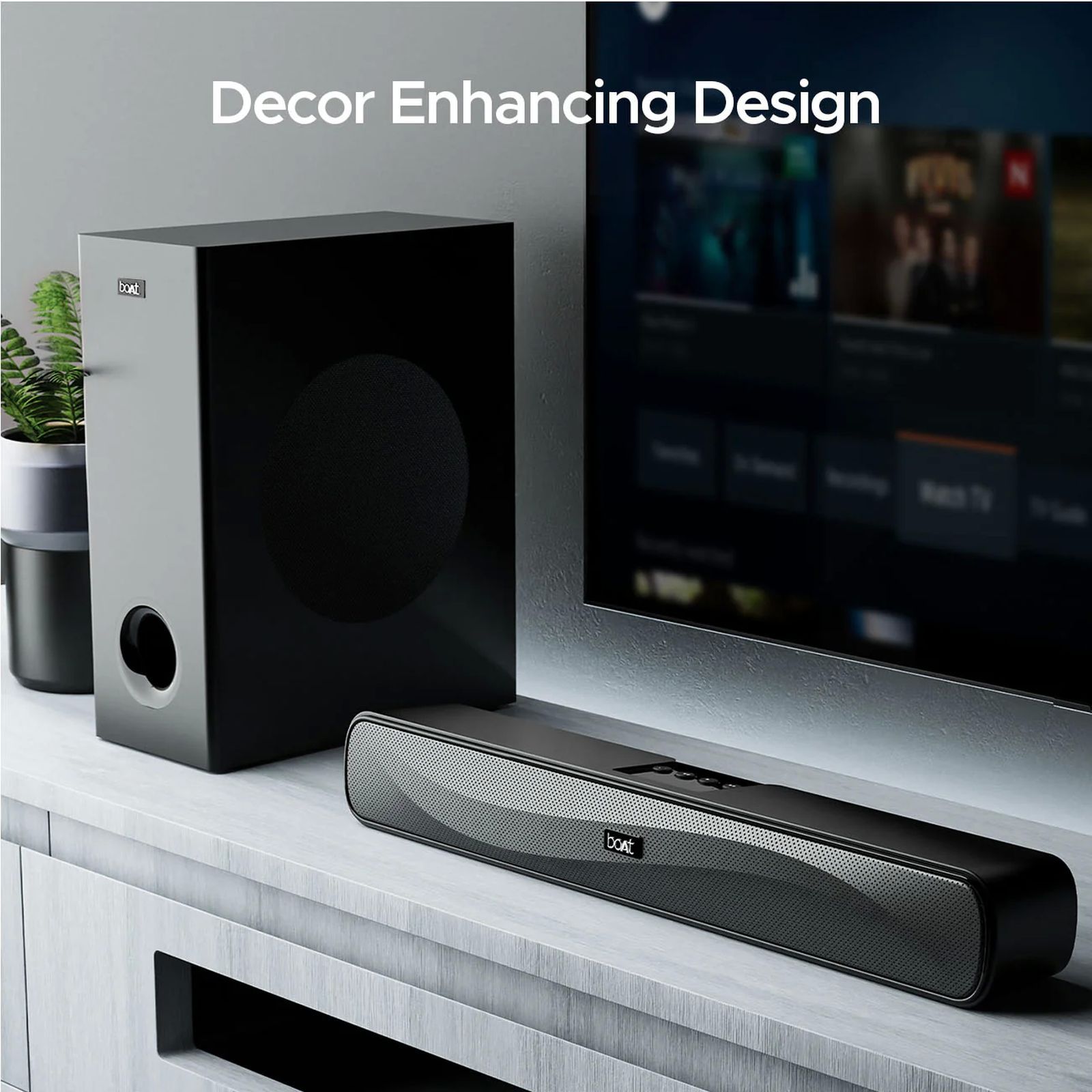 boAt Aavante Bar A1040 50W Bluetooth Soundbar with Remote (boAt Signature Sound, 2.1 Channel, Premium Black) boAt Aavante Bar A1040 50W Bluetooth Soundbar with Remote (boAt Signature Sound, 2.1 Channel, Premium Black)_7