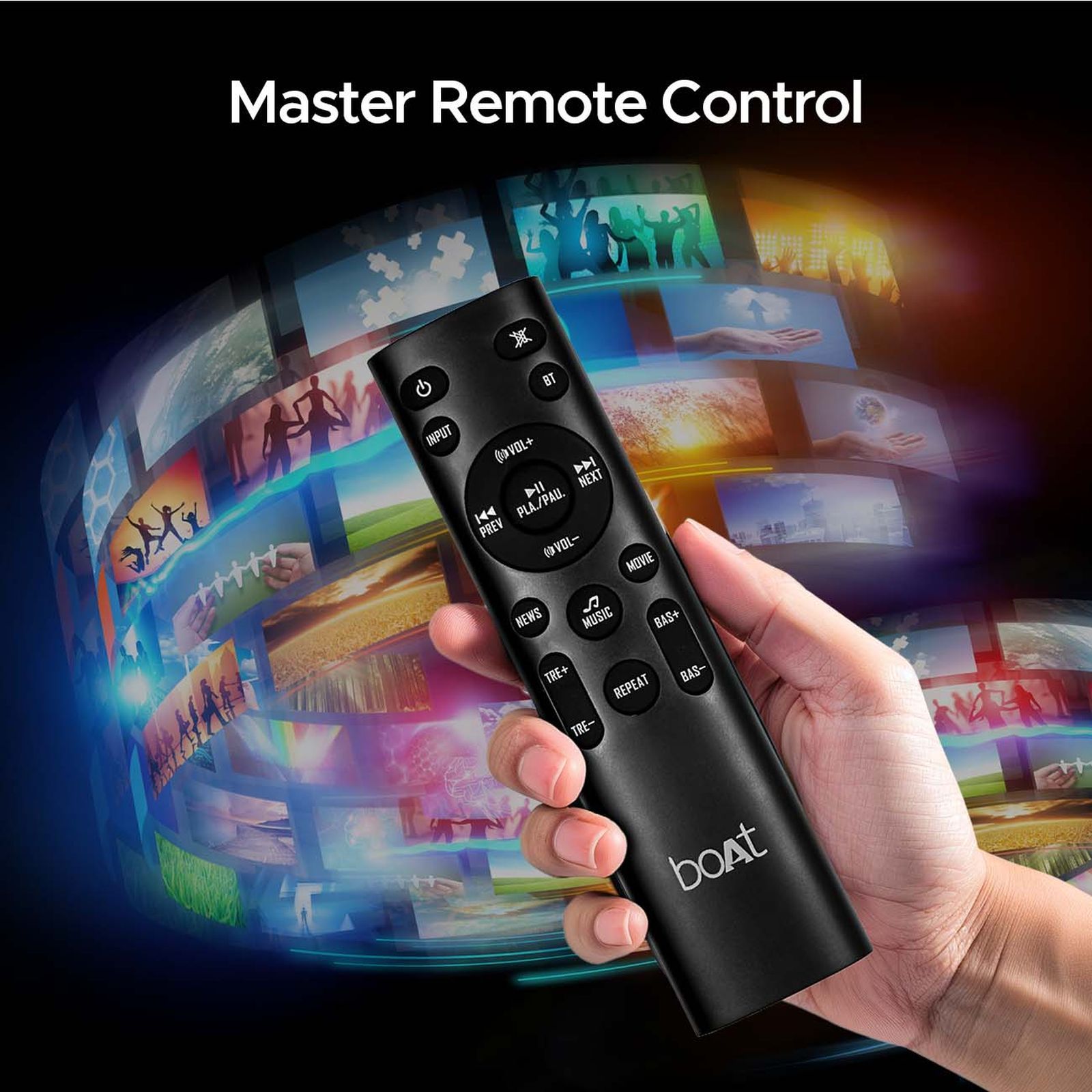 boAt Aavante Bar A1040 50W Bluetooth Soundbar with Remote (boAt Signature Sound, 2.1 Channel, Premium Black) boAt Aavante Bar A1040 50W Bluetooth Soundbar with Remote (boAt Signature Sound, 2.1 Channel, Premium Black)_8