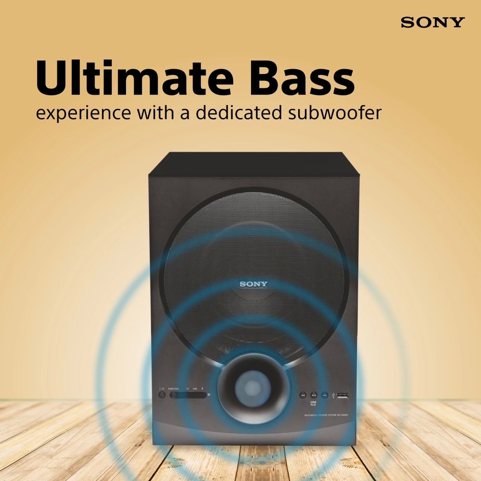 SONY SA-D40M2 100W Multimedia Speaker (Dolby Audio, 4.1 Channel, Black) SONY SA-D40M2 100W Multimedia Speaker (Dolby Audio, 4.1 Channel, Black)_6