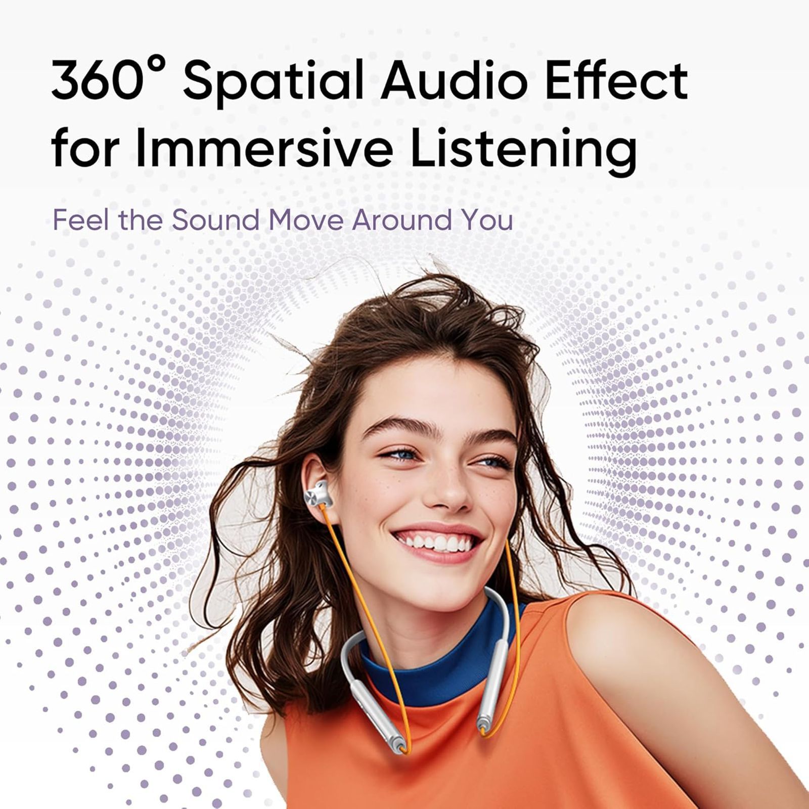  realme Buds Wireless 5 Neckband with Active Noise Cancellation (IP55 Dust & Water Resistant, Smart De-Wind Technology, Twilight Purple)_9