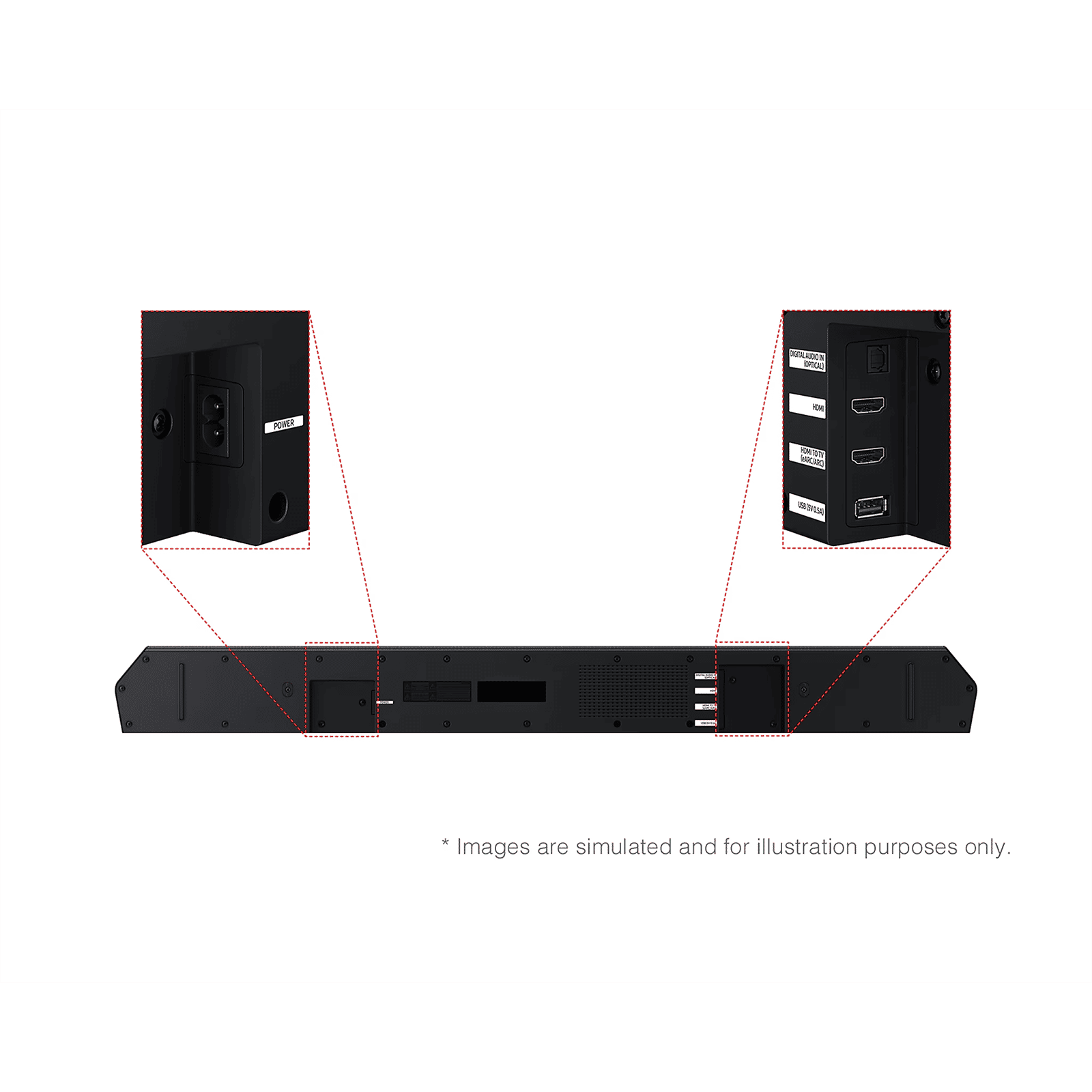 SAMSUNG Q Series 380W Soundbar with Remote (Dolby Atmos, 3.1.2 Channel, Titan Black)_4