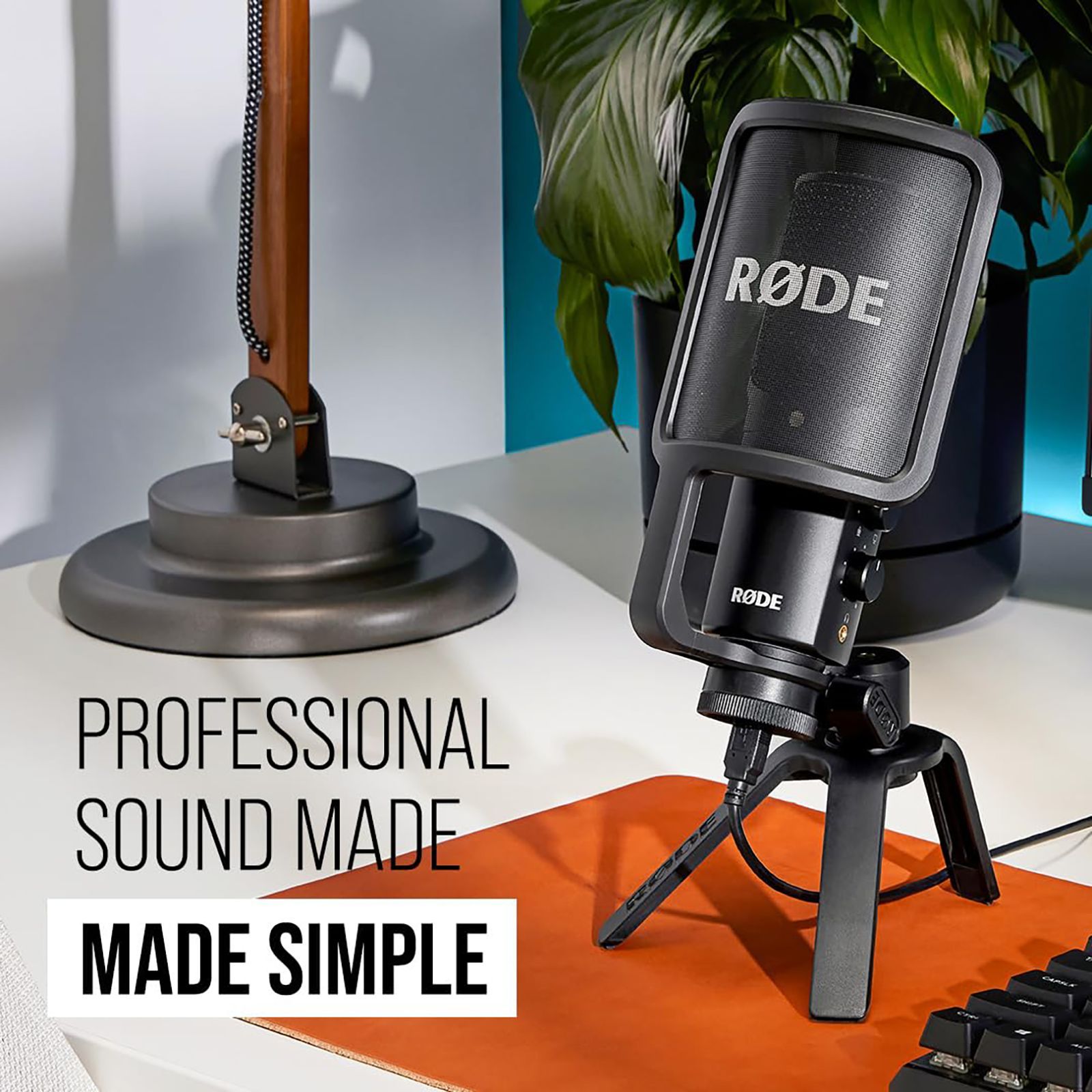 RODE NT-USB 3.5 Jack & USB Wired Microphone with Professional Pop Filter (Black) RODE NT-USB 3.5 Jack & USB Wired Microphone with Professional Pop Filter (Black)_10