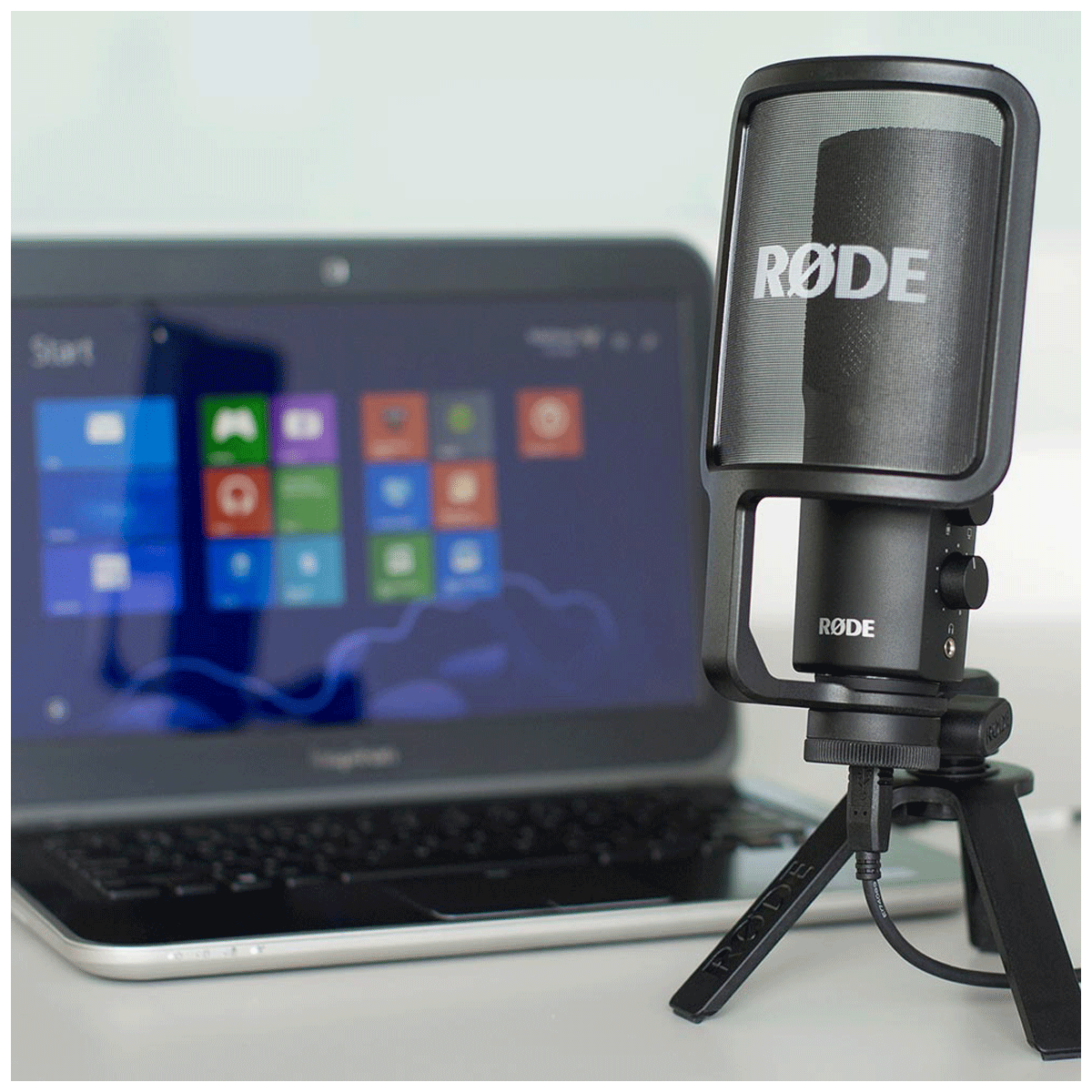 RODE NT-USB 3.5 Jack & USB Wired Microphone with Professional Pop Filter (Black) RODE NT-USB 3.5 Jack & USB Wired Microphone with Professional Pop Filter (Black)_13