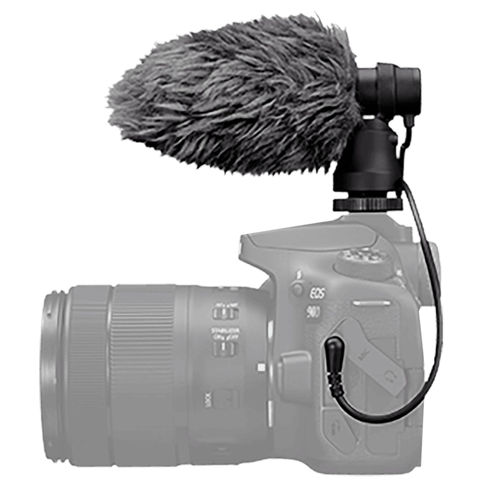 Canon DM-E100 3.5 Jack Wired Microphone with Crystal Clear Audio (Black)_7