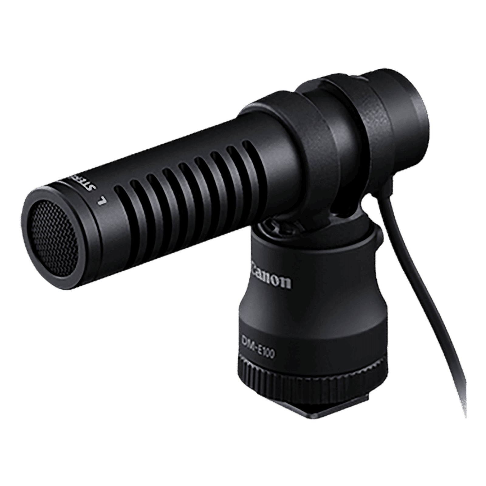 Canon DM-E100 3.5 Jack Wired Microphone with Crystal Clear Audio (Black)_12