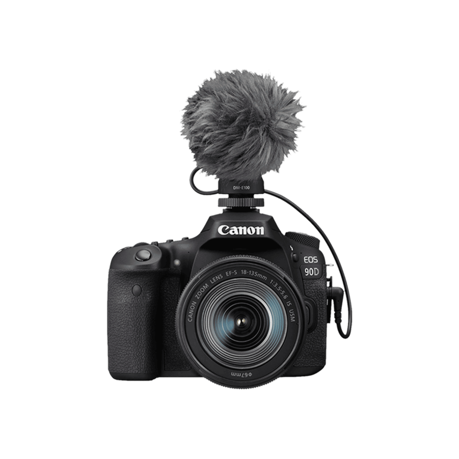 Canon DM-E100 3.5 Jack Wired Microphone with Crystal Clear Audio (Black)_13