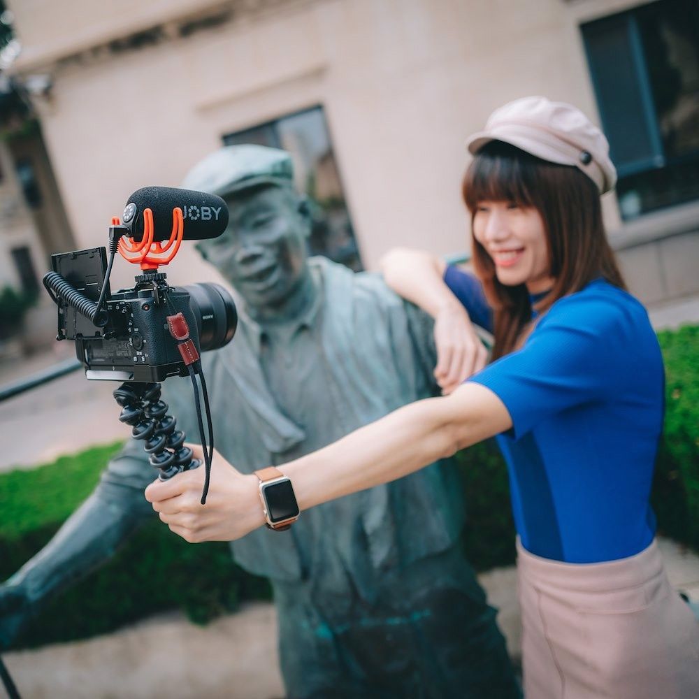 JOBY Wavo 3.5 Jack Wired Microphone with Wide Frequency Response Range (Black & Red)_7