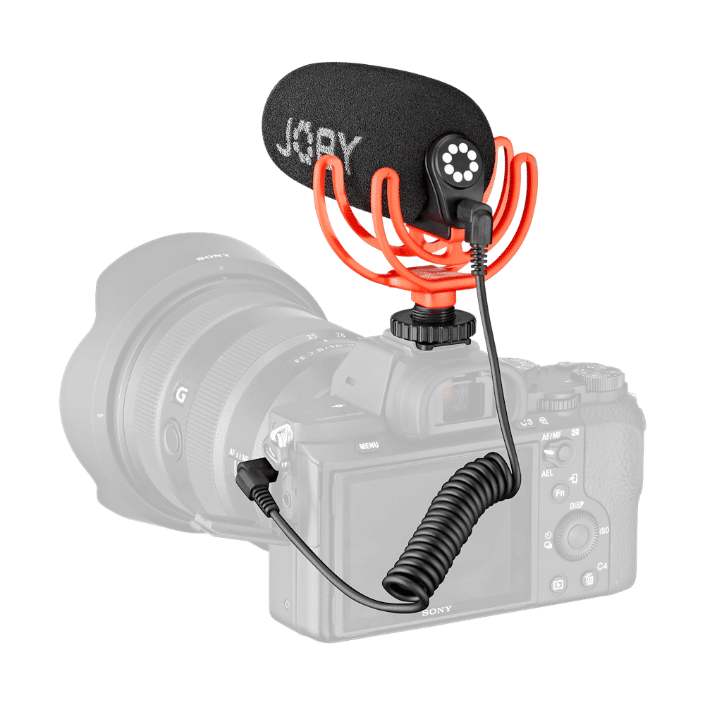 JOBY Wavo 3.5 Jack Wired Microphone with Wide Frequency Response Range (Black & Red)_8