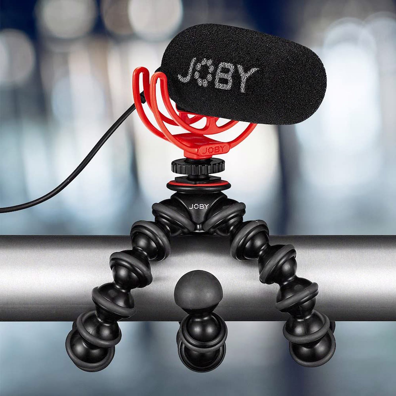 JOBY Wavo 3.5 Jack Wired Microphone with Wide Frequency Response Range (Black & Red)_12