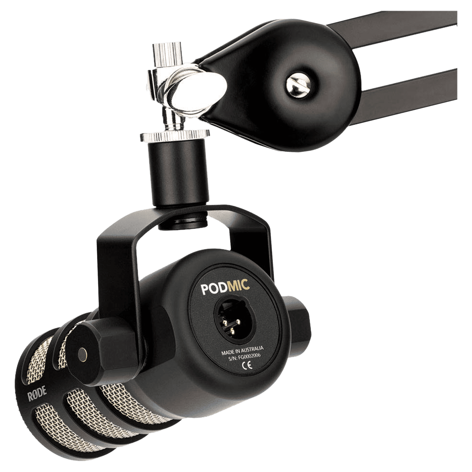 RODE PodMic XLR Wired Microphone with Rugged Build (Black) RODE PodMic XLR Wired Microphone with Rugged Build (Black)_4